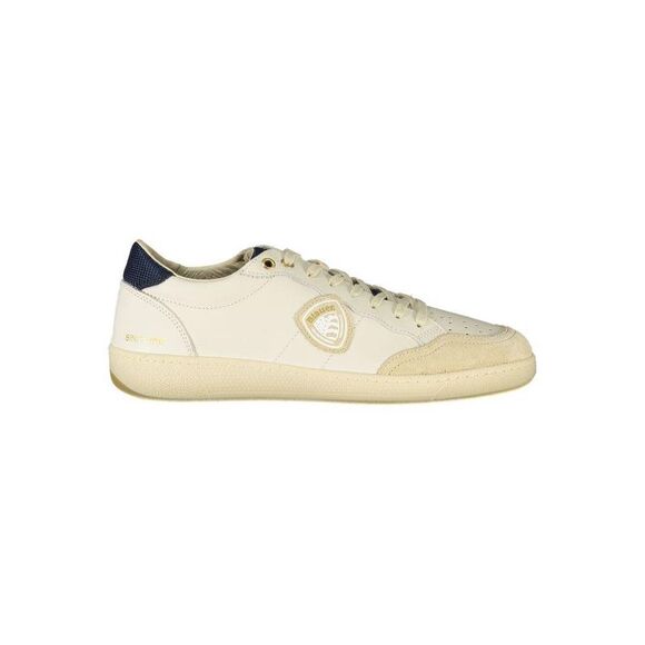 Blauer Casual Leather Sneakers Men White